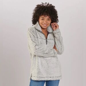 Boxercraft WOMEN'S SHERPA QUARTER-ZIP PULLOVER